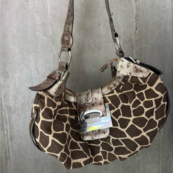 Y2K Guess canvas shoulder bag - Picture 2 of 10